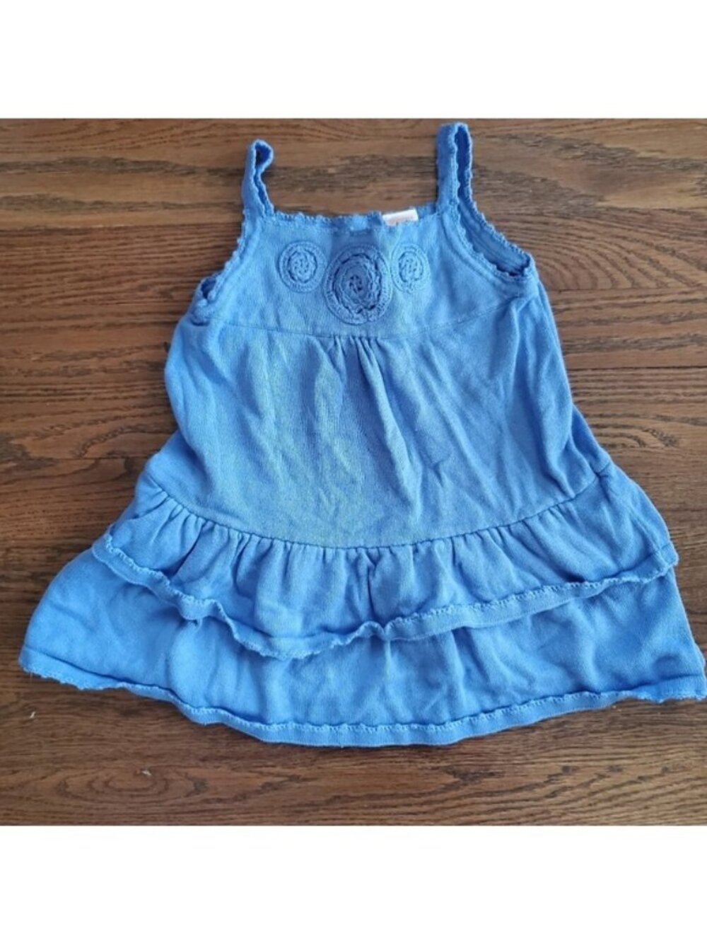 GYMBOREE Girls 2T Blue Knit Tank Dress